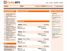 Tablet Screenshot of ceskemp3.cz